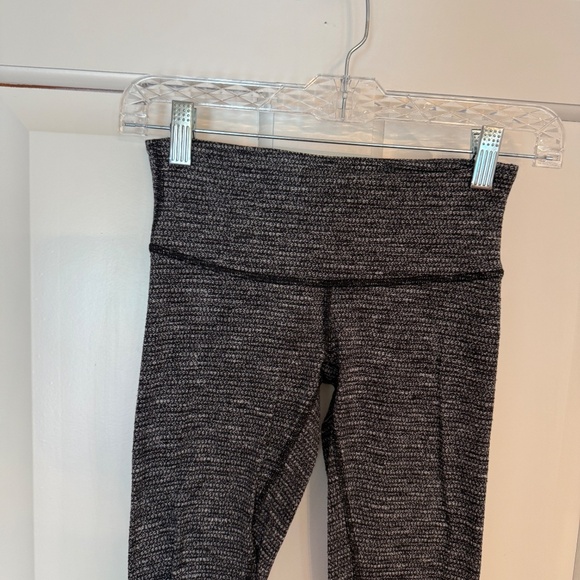Lululemon Wunder Under Smooth Cover High Rise Legging Black/White 45695 - Picture 5 of 11